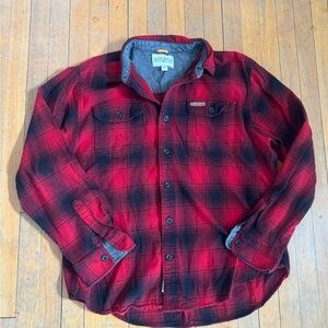 Field & Stream Red and Black Checkered Shirt